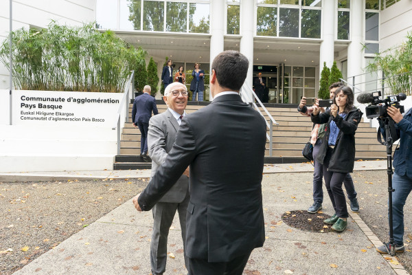 Visite du nouveau président de la Communauté Autonome Basque