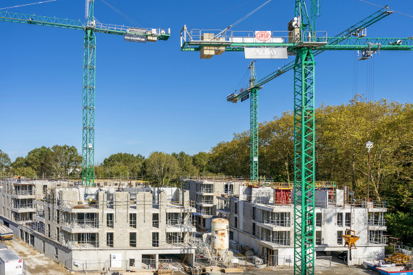 Visite du chantier du Prissé à Bayonne